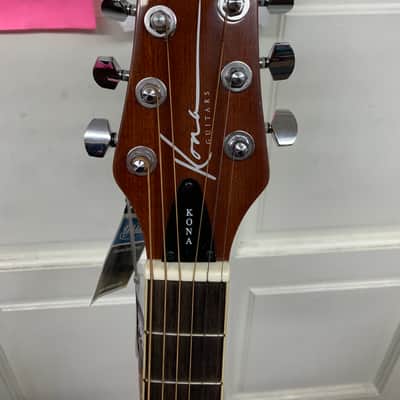 Returned Kona acoustic electric guitar sunburst KSP1CESB image 3