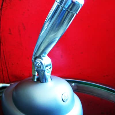 Vintage RARE 1950's Electro Voice 926 crystal / 623 dynamic variant microphone Hi Z w cable and Shure S36 stand image 3
