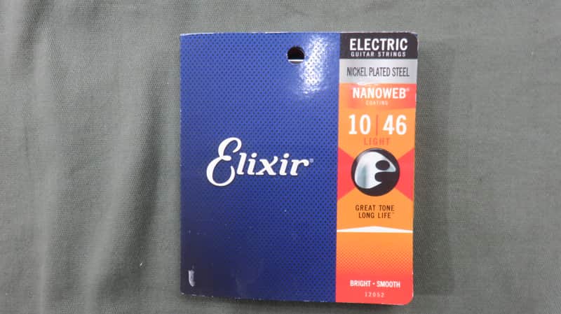 Elixir Nanoweb 12052 10/46 Light Electric Guitar Strings image 1