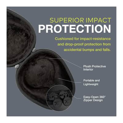 Knox Gear Large Headphone Case with EVA Hard Shell image 15