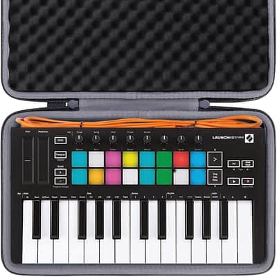 Hard Travel Case Replacement for Novation Launchkey Mini MK3 / FLkey Mini 25-Key MIDI Keyboard Controller image 2