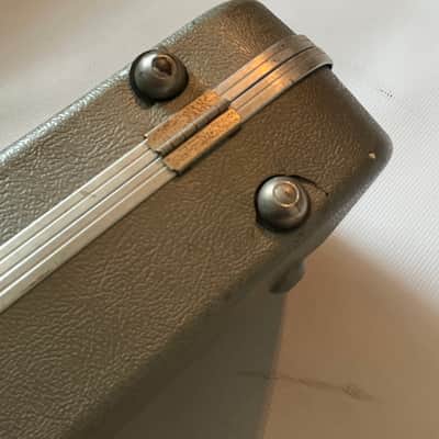 1980's Charvel Jackson Model Series Grey Chainsaw Bass Guitar Case image 9