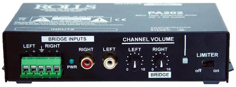 Rolls PA202 Mini Stereo Amplifier, 2x20W image 1