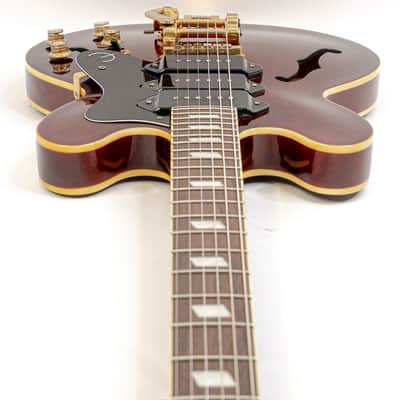 Epiphone Riviera Custom P93 Semi-Hollow Electric Guitar Wine Red w/ Bigsby P90s Bild 8