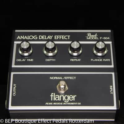 Pearl F-604 Flanger Analog Delay Effect s/n 509647 late 70's Japan image 4