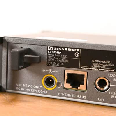 Sennheiser ew 300 IEM G3 Wireless IEM System - A1 Range NO POWER SUPPLY CG01ZVW image 8