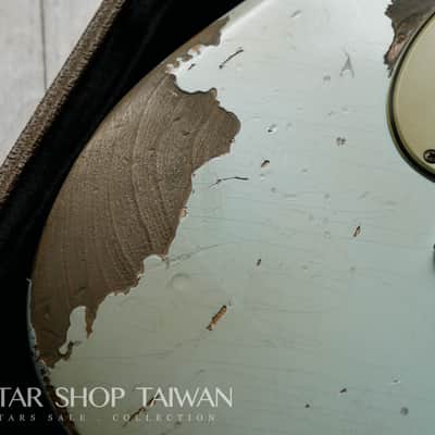 Fender Custom Shop John Cruz 1959 Hardtail Stratocaster Heavy Relic-Sonic Blue image 7