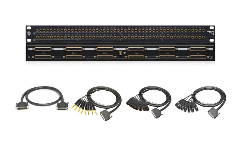 Black Lion PBR TT Patchbay | 8 Custom 8ft. Standard Mogami Cables image 1