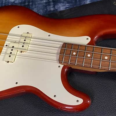 1983 Fender USA Precision Bass - Sienna Sunburst - Only 8.1lbs! Hardshell Case - From Our Vault! image 3