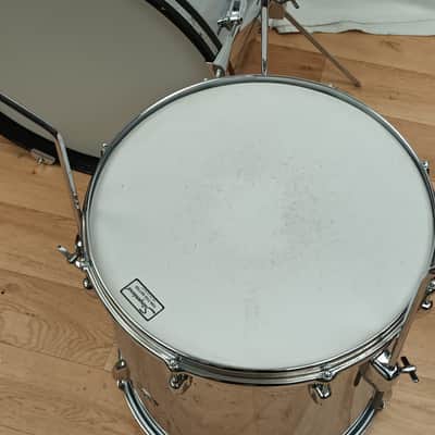Slingerland 1970s Chrome Over Wood 3 Piece Kit- 12″/16″/20″ image 11