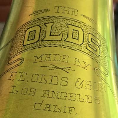 SUMMER DEAL F E OLDS LOS ANGELES .554 / .565 DUAL BASS TROMBONE 10INCH BELL SINGLE ROTAR 1948 EXCELLANT SHAPE ORG. CASE WITH MPC image 18