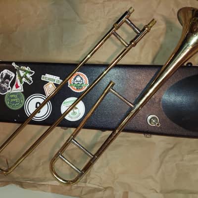 Reynolds Medalist Trombone, USA, Brass, with case and mouthpiece image 9