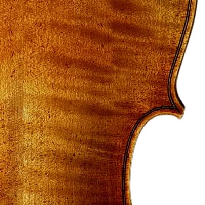 Vintage 4/4 Violin Outfit – Beautiful Flamed Maple Back – Old European Labeled Violin with Bow & Case – Warm Resonant Tone (Video) image 18