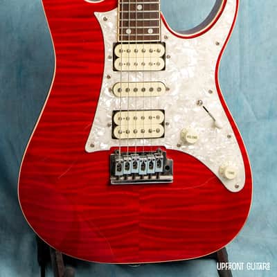 USED Ibanez RT650 Transparent Red 1993 Electric Guitar w/Gig Bag image 2