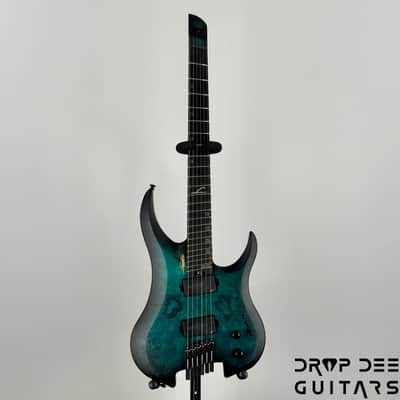 Legator Ghost G6FSS Multiscale Headless Electric Guitar w/ Bag - Dark Sapphire image 2