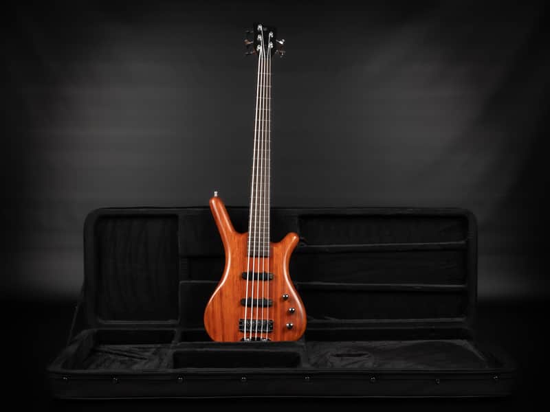 2017 Warwick Teambuilt Pro Series Corvette Bubinga 5A - Natural Transparent | German 5-String Electric Bass Ovangkol Neck Active / Passive Electronics image 1