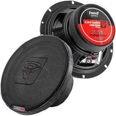 Cerwin Vega H7653 6.5" HED Series 3-Way Coaxial Speakers 340 Watts image 1