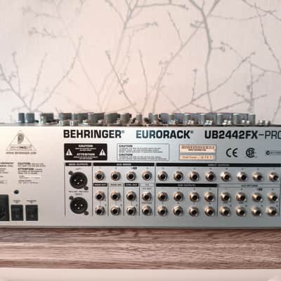 Behringer Eurorack UB2442FX-Pro 24-Input 4-Bus Mic / Line Mixer 2000s - Silver image 6