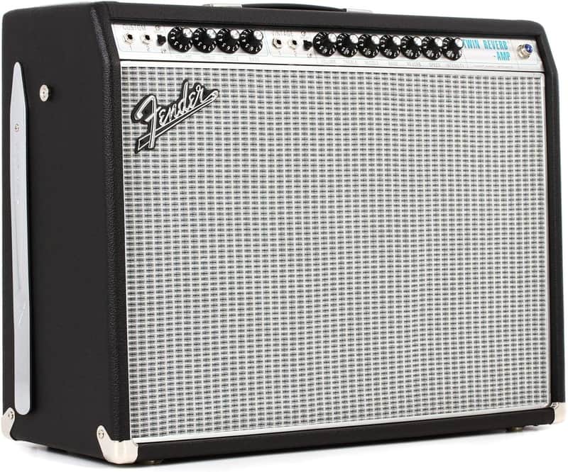 Fender '68 Custom Twin Reverb-Amp 2-Channel 85-Watt 2x12" Guitar Combo 2013 - Present - Black image 1