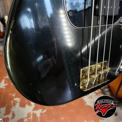 Fender   1981 American Precision P Bass Black True Vintage image 6