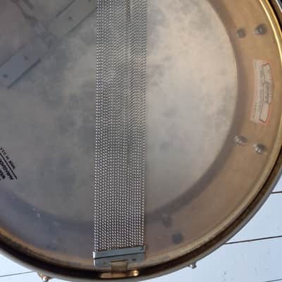 Extremely Rare Gretsch 4160G Round Badge COB Snare – 24k Gold Plated, image 9
