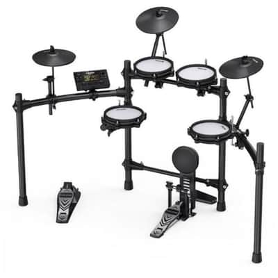 Nux DM-210 Electronic Drum Kit – Mesh Heads, Quiet Practice, Compact All-in-One Set image 13