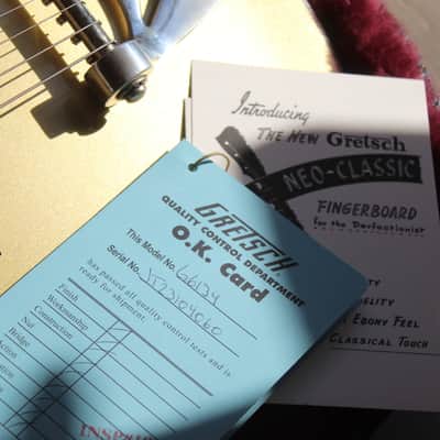 GRETSCH "G6134T Limited Edition Penguin™ with Bigsby®, Ebony Fingerboard, Casino Gold" HARDCASE, 4, 2 KG image 19