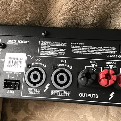 Crown XLS1002 Power Amplifier 2010s - Black image 7