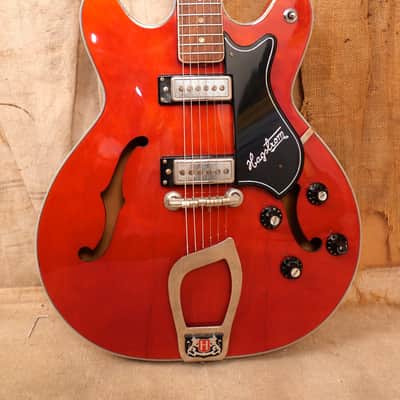 Hagstrom Viking 1960's Cherry Red image 2