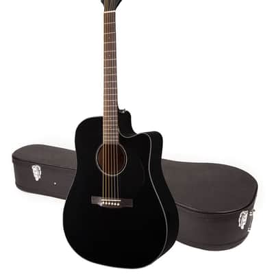 Jasmine by Takamine JD93CE-BLK Black Dreadnought Acoustic-Electric Guitar w/CASE image 15