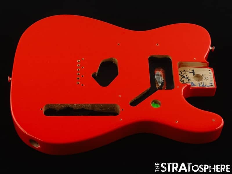 Fender Player II Telecaster Series Tele BODY Guitar Parts, Alder Coral Red image 1