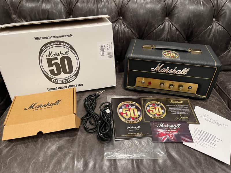 Marshall JMP1-H 50th Anniversary 1-Watt Guitar Amp Head image 1