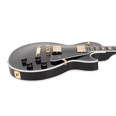 Gibson Custom Les Paul Custom Long Scale - Ebony image 5
