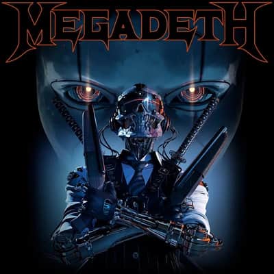 Dean Dave Mustaine Signature Flying King V VMNT Artist Owned, Signed and Tour Stage Played By Dave! USA Custom Shop Black Megadeth Terminated Graphic Artwork - Post Malone GQ Interest Pre-Gibson era image 9