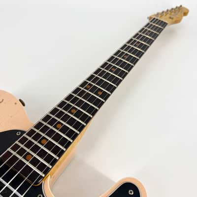 2018 Fender Custom Shop NAMM Ltd Custom Telecaster Relic – Faded Aged Shell Pink image 6