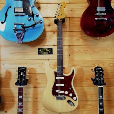 Fender American Custom Strat NOS Rosewood Fingerboard - Amber Natural image 10