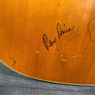 Gibson Hummingbird 1968 - Natural - Signed by David Allan Coe, BB King,  Ray Price, Roy Clark, and Jim Stafford!! image 5