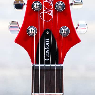 PRS SE Custom 24-08 Charcoal Cherry Burst Flame Maple Top Electric Guitar w/Bag image 5