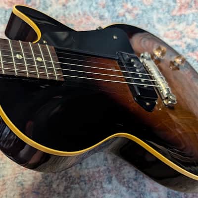 2024 (1of5) Gibson Custom Shop Les Paul "Senior" 1954 Reissue Mahogany Top Single P90 - Vintage Sunburst image 9