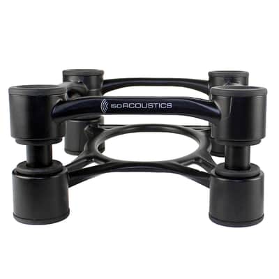 IsoAcoustics Aperta 200 Isolation Speaker Stands (Black) image 1