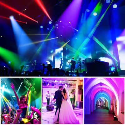 Led Par Lights, Dj Stage Light 36 Led Rgbw 4 In 1 Par Light 2 Packs With Sound Activated Dj Uplighting For Wedding Party Club Christmas Stage Lighting image 6