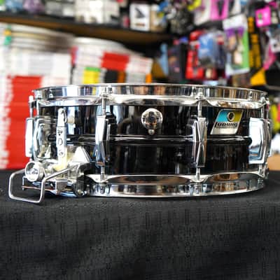 Vintage 1978 Ludwig USA Super Sensitive 5x14" Seamless Brass Snare Drum | Blue-O-Olive Pointy Badge image 13