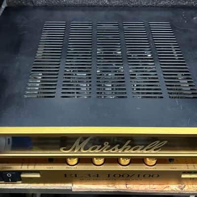 Marshall EL34 100/100 Dual Monoblock Rack Power Amp 2010s - Gold image 2
