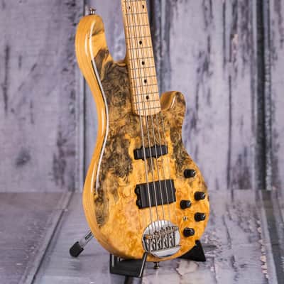 Used 2008 Lakland 55-94 Deluxe Buckeye Burl, Natural image 2