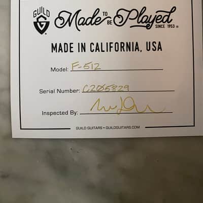 Guild USA F-512E Maple 2015 - Present - Natural image 7