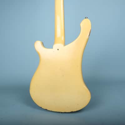 Rickenbacker 4001 Bass Guitar White 1974 Road Worn image 6