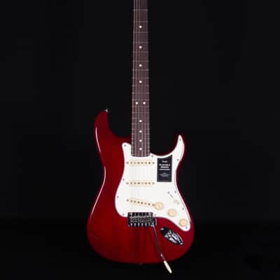 Fender Player II Stratocaster, Rosewood FB, Chambered Mahogany, Transparent Cherry Burst image 5