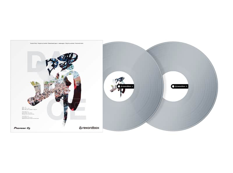 Pioneer RB-VD2-CL rekordbox DVS Control Vinyl Set of 2 (Clear) image 1