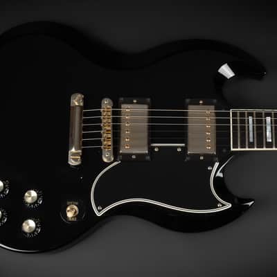 2017 Gibson Custom Shop SG Custom - Ebony | USA Long Neck Tenon 490R 498T Humbucker 3.17kg | CoA OHSC image 4