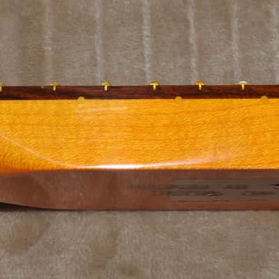 WD Music SNVSVPF Lic. Fender Pau Ferro Stratocaster Neck Vintage Amber Gloss Poly Soft V Profile #2 image 16